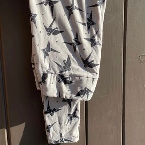 TC Lularoe leggings - origami cranes